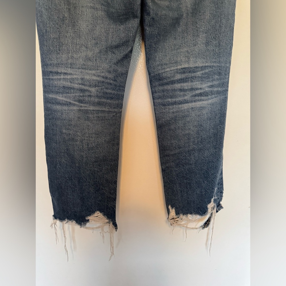 AG Rhett Distressed High Rise Straight Leg Jean 27 - Picture 8 of 13